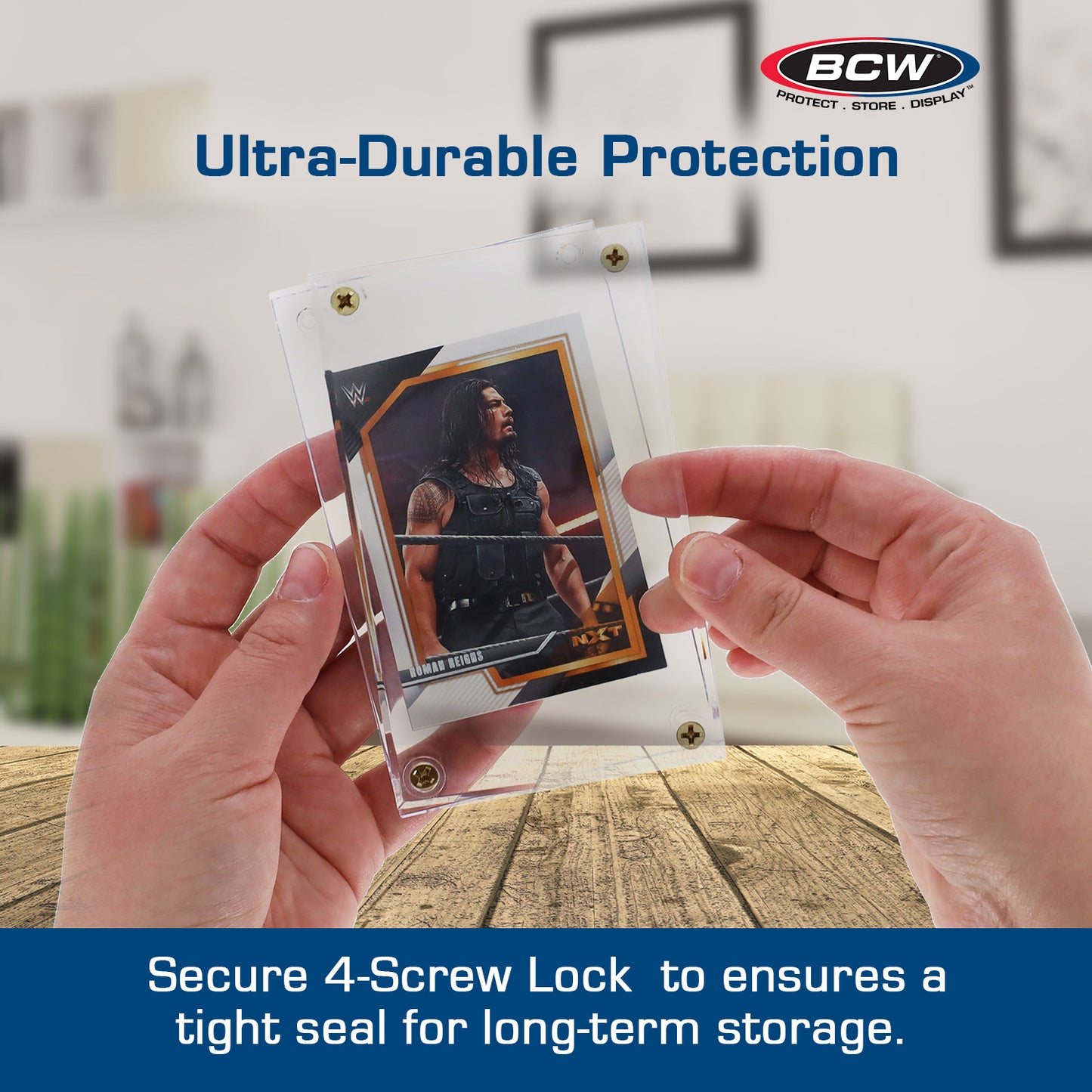 4-SCREW RECESSED CARD HOLDER - 20PT.