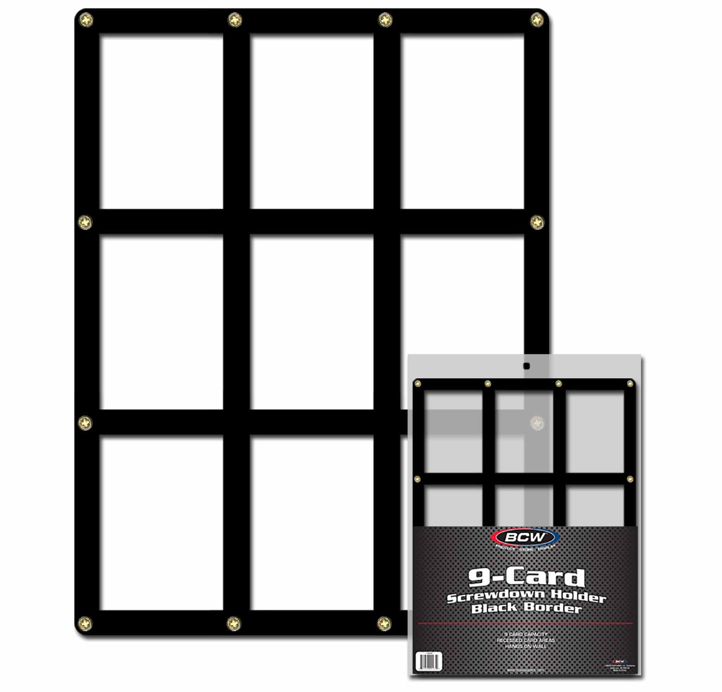 9 CARD SCREWDOWN HOLDER