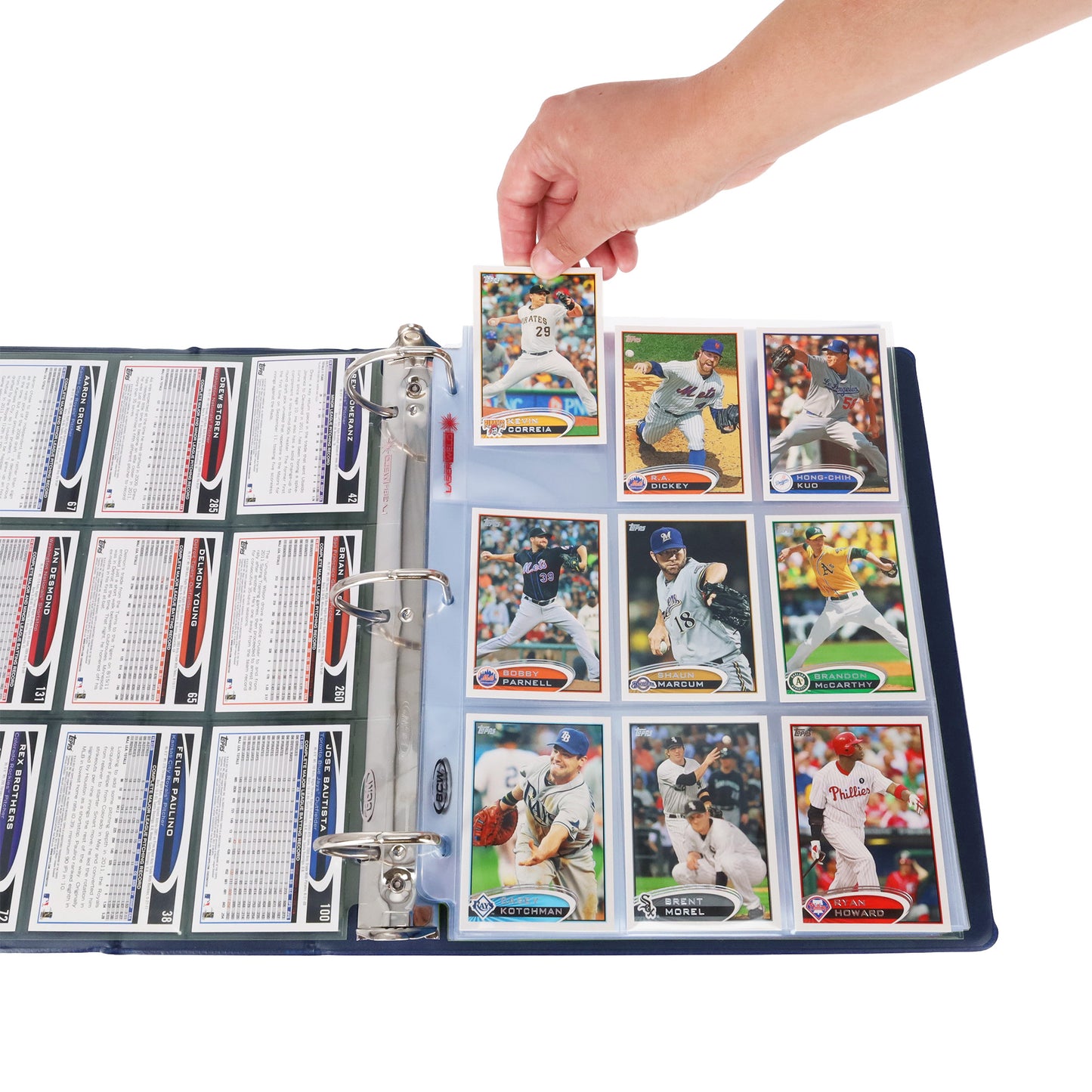 BASEBALL CARD ALBUM - 3-INCH BINDER