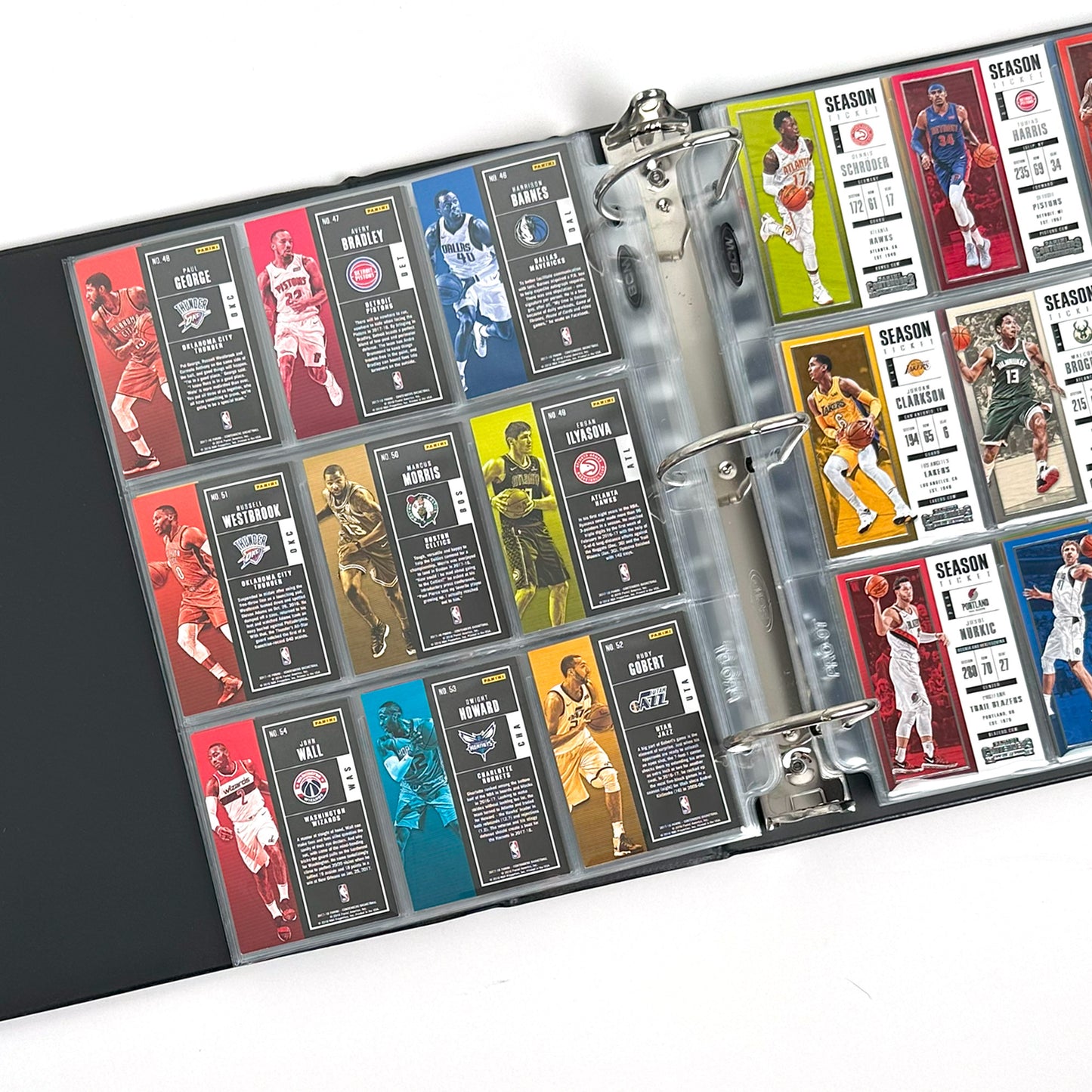 BASKETBALL CARD ALBUM - 3 INCH BINDER