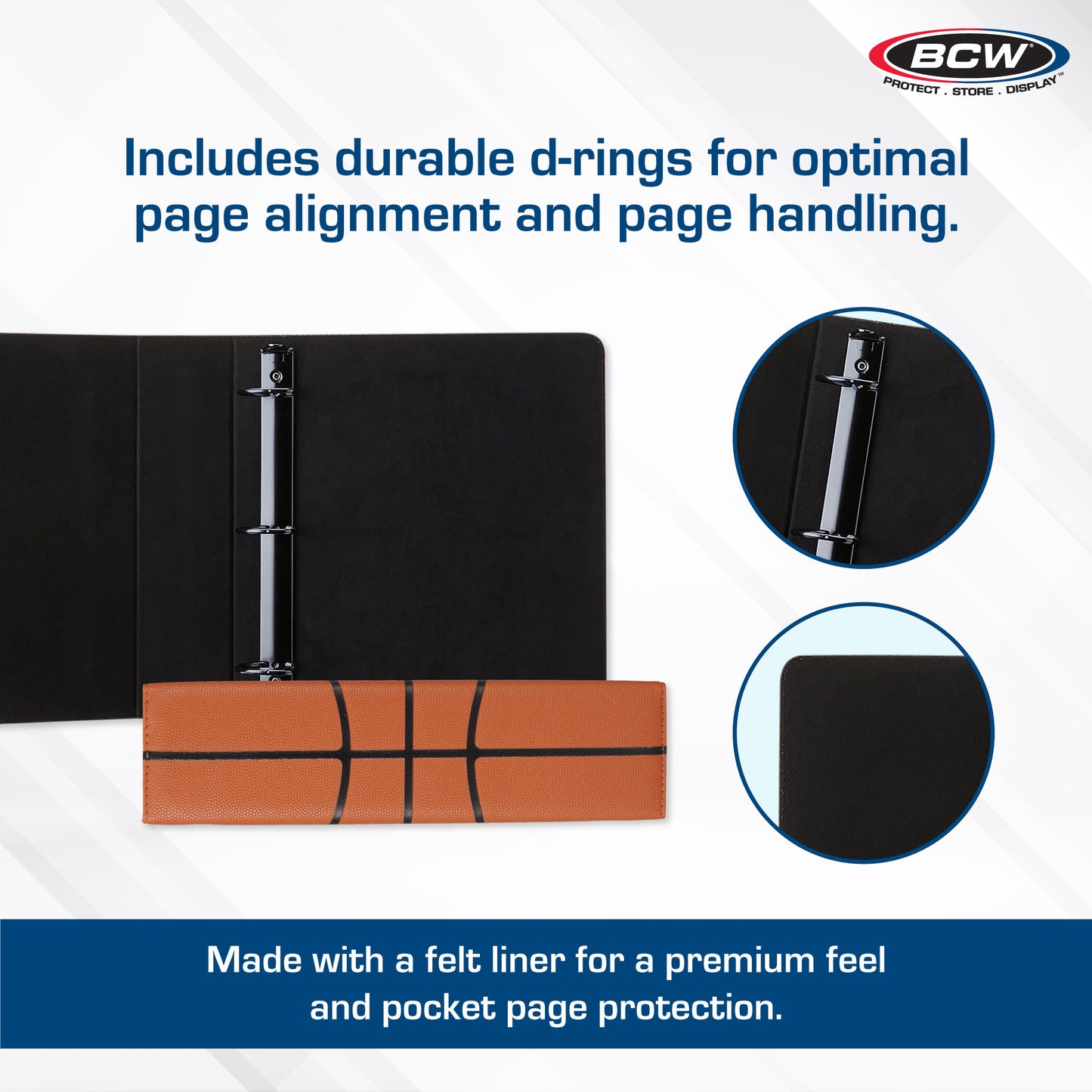 BASKETBALL COLLECTORS ALBUM - 3 INCH PREMIUM BINDER