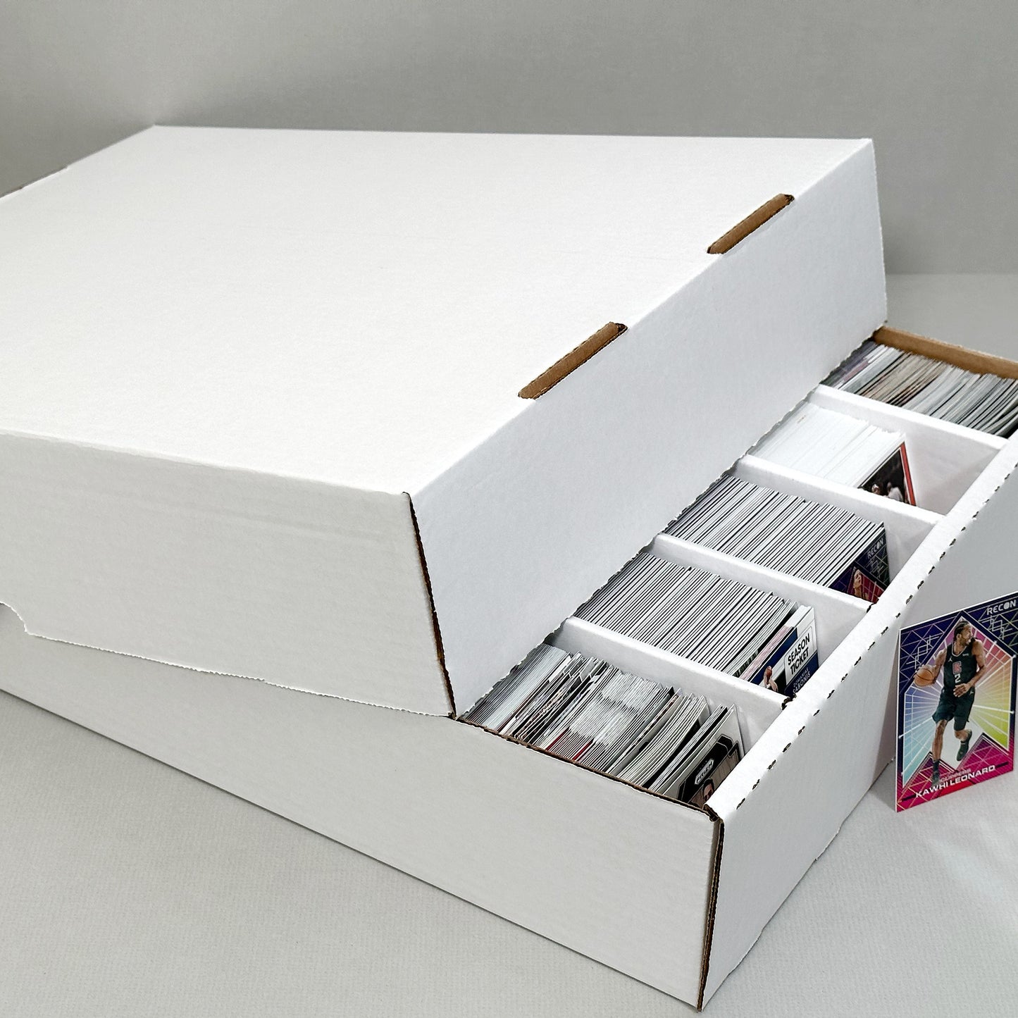5000 COUNT STORAGE BOX (FULL LID) (25-PACK VALUE BUNDLE - BULK DISCOUNT)