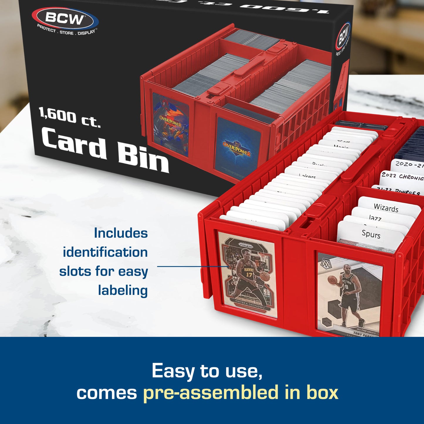 1600 COLLECTIBLE CARD BIN