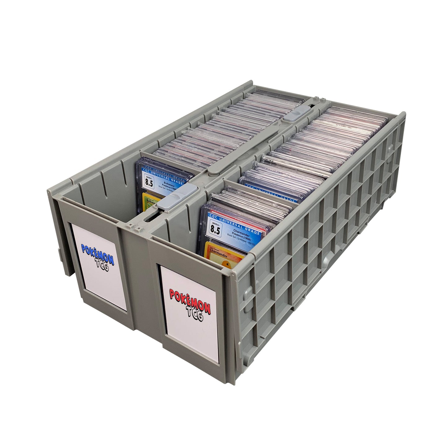TWO ROW GRADED CARD BIN