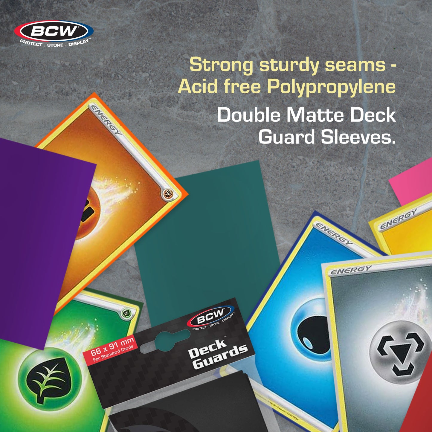 DECK GUARD - DOUBLE MATTE (12-Color Choices)