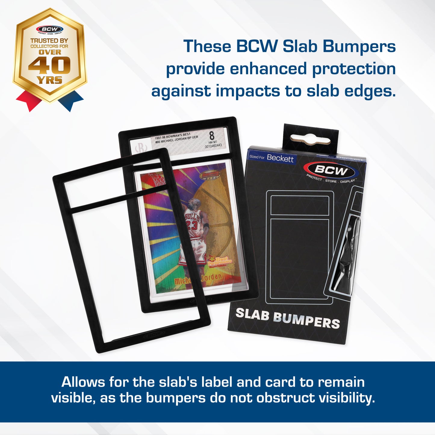 GRADED BGS SLAB BUMPERS (6-PACK)