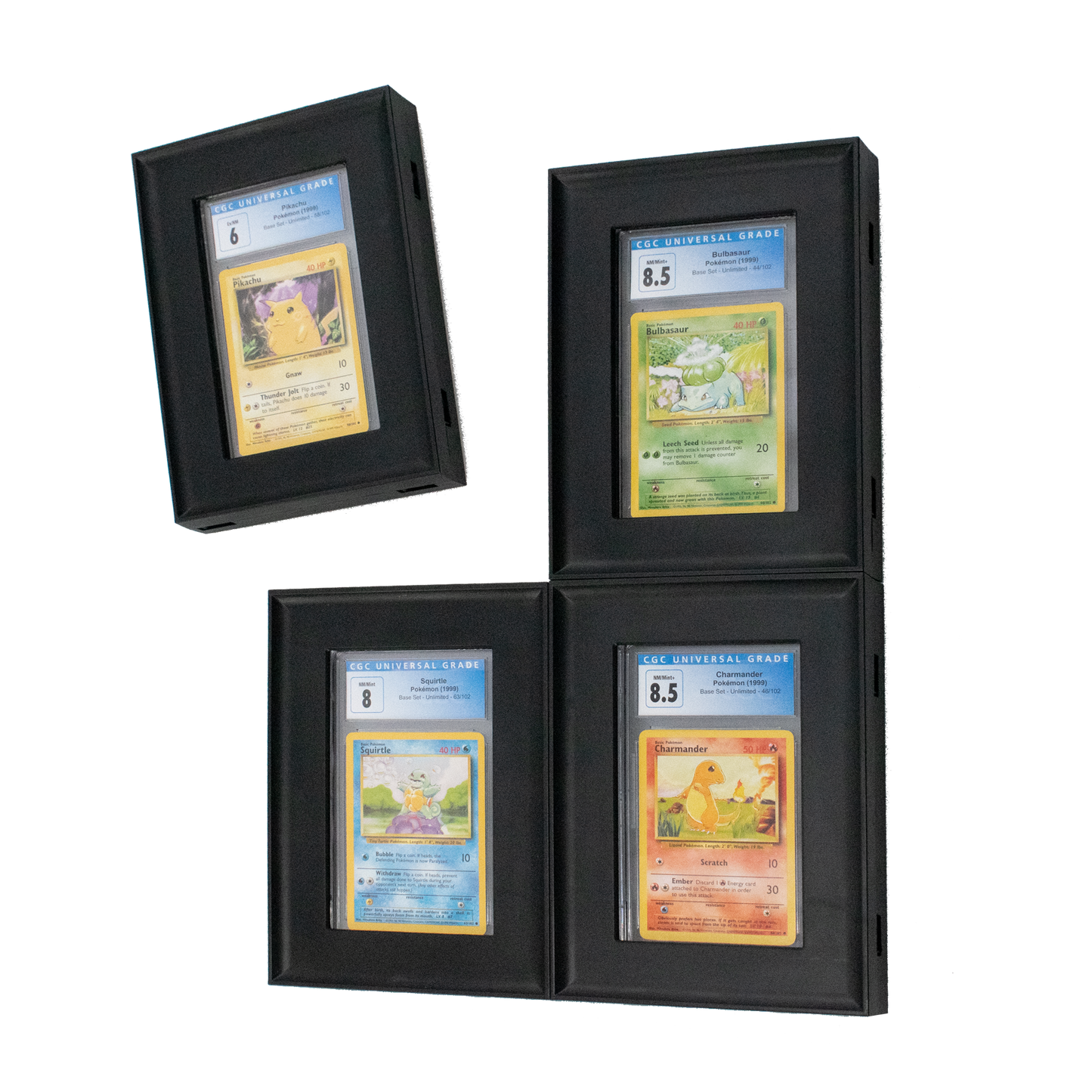 INTERLOCKING GRADED CARD FRAMES (4-PACK)