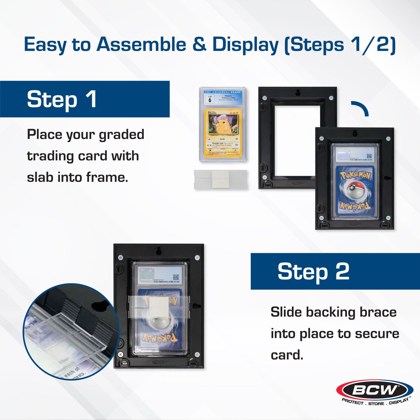 INTERLOCKING GRADED CARD FRAMES (4-PACK)