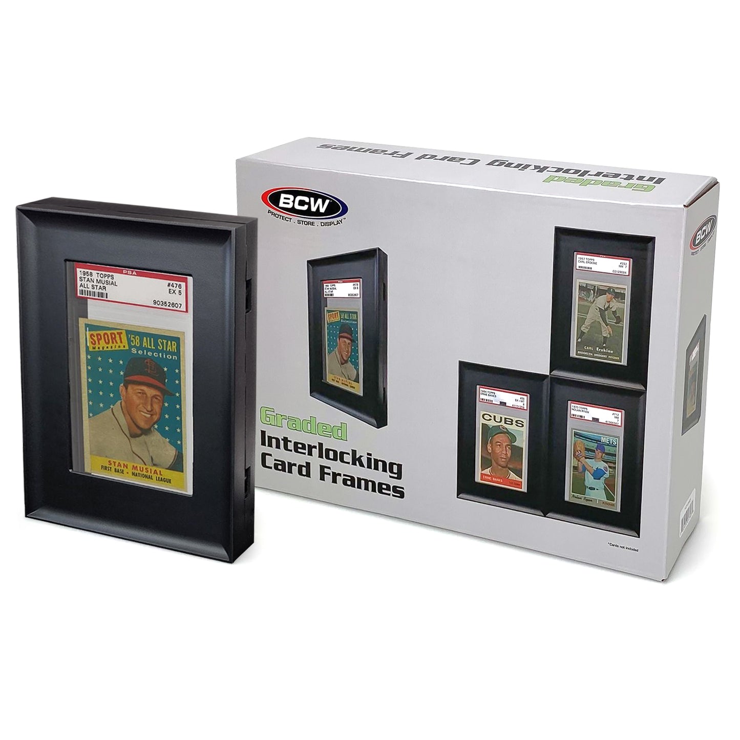 INTERLOCKING GRADED CARD FRAMES (4-PACK)