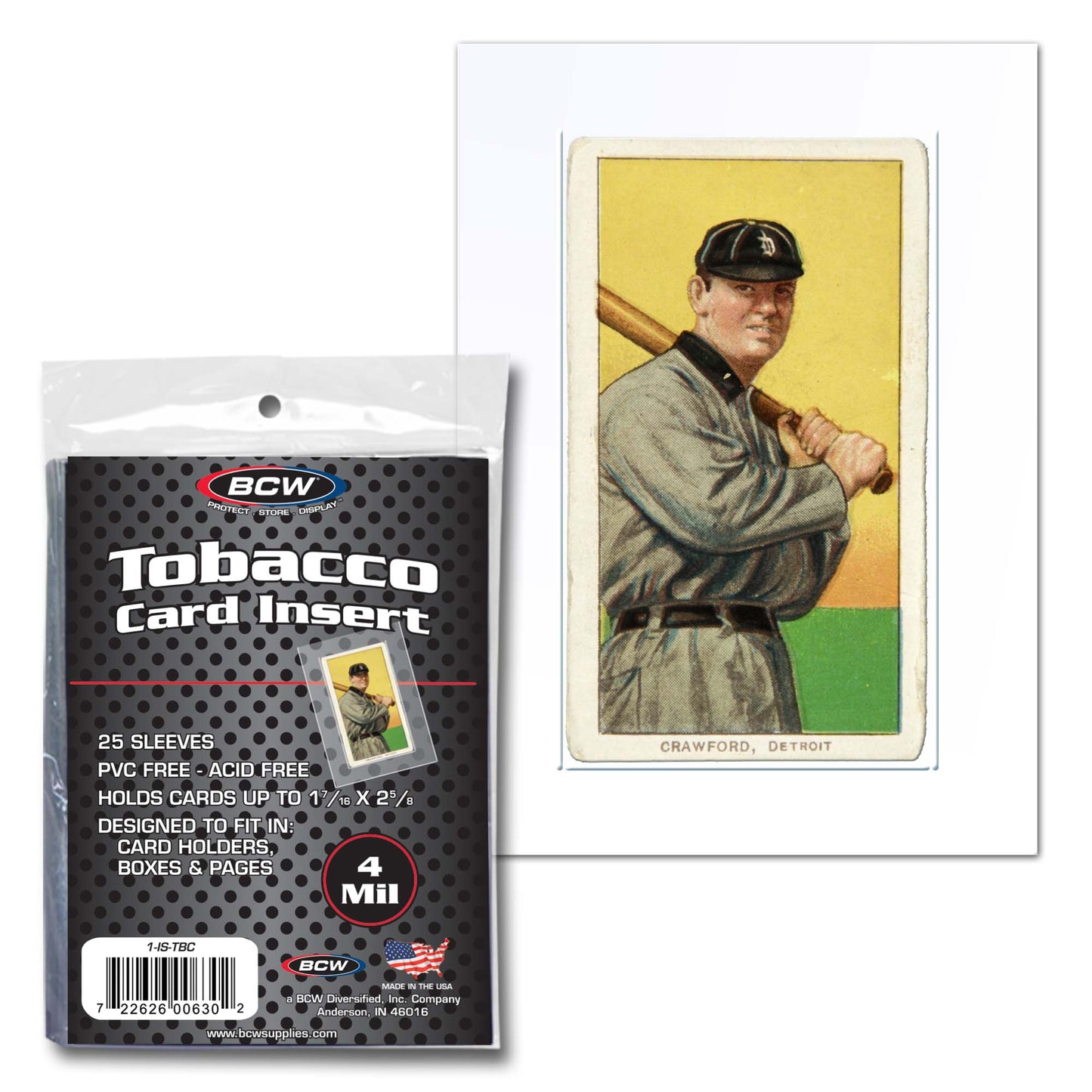 INSERT SLEEVES - TOBACCO CARDS