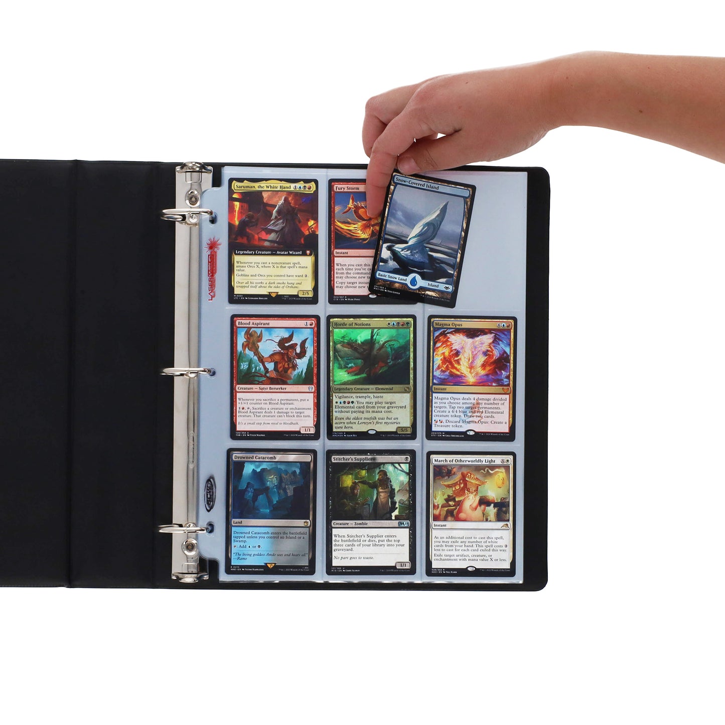 LASERWELD 9-POCKET SIDE LOADING PAGES (50 PACK)