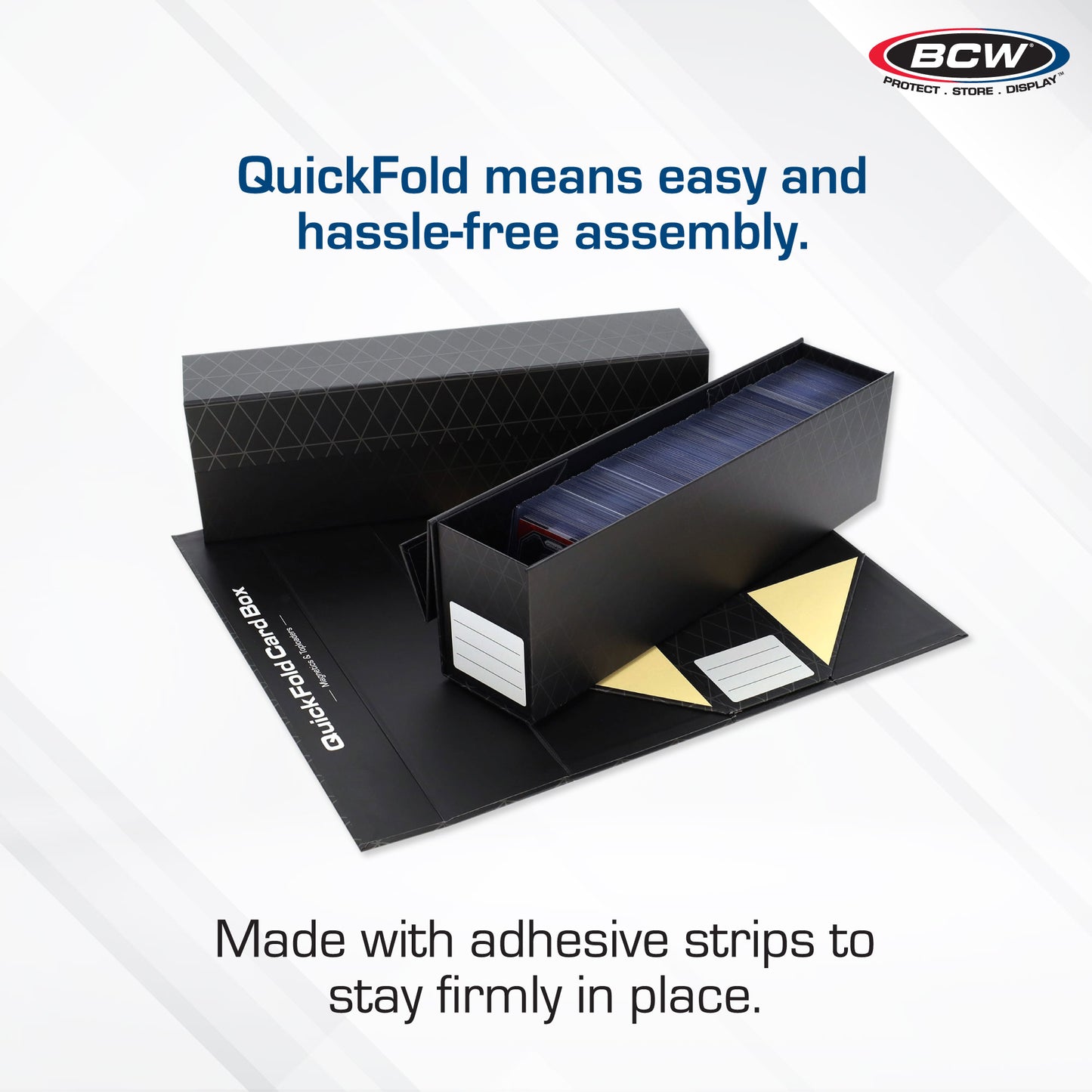QUICKFOLD MAGNETIC & TOPLOADER CARD BOX (3-PACK)