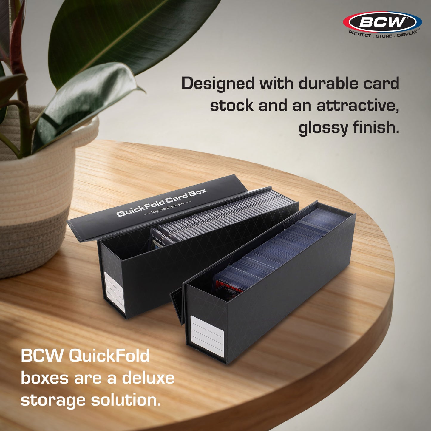 QUICKFOLD MAGNETIC & TOPLOADER CARD BOX (3-PACK)