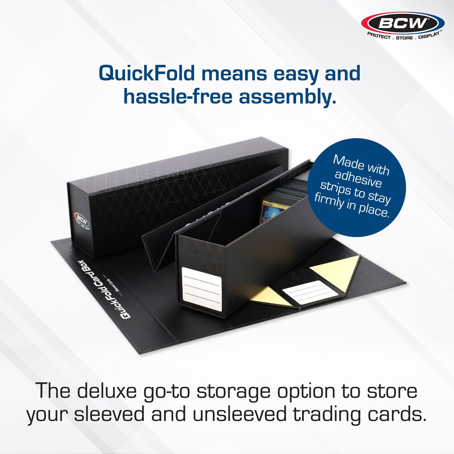 QUICKFOLD SLEEVED CARDS BOX (3-PACK)