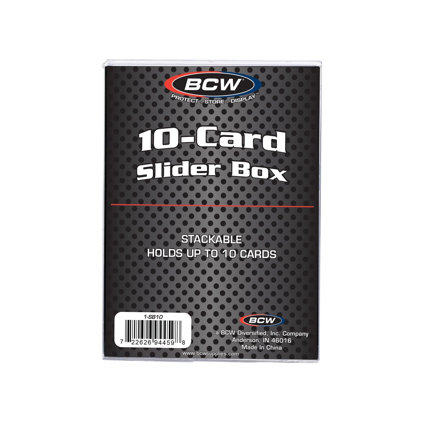2 PIECE CLEAR SLIDER BOX - (10 COUNT)