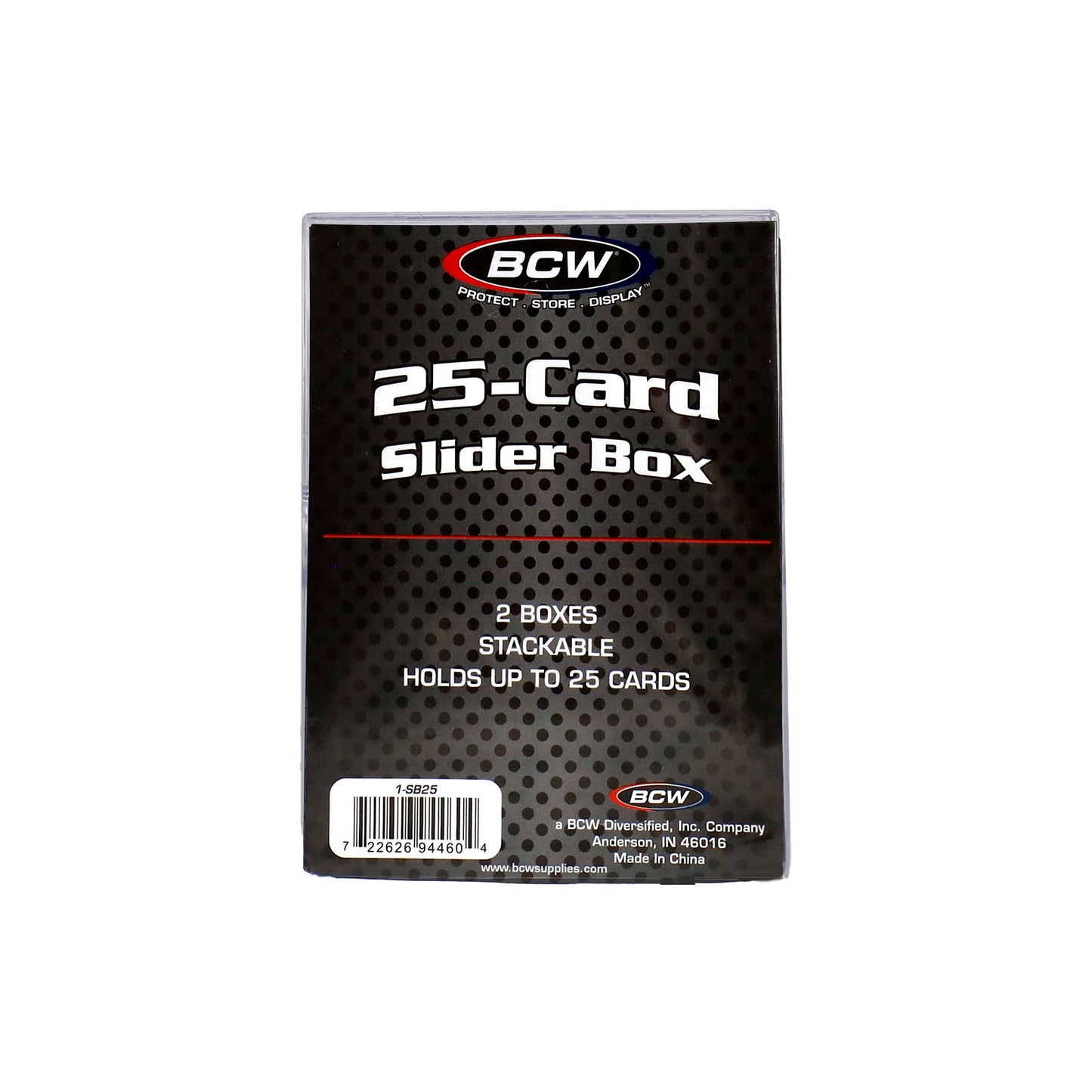 2 PIECE CLEAR SLIDER BOX - 25 COUNT (2-PACK)