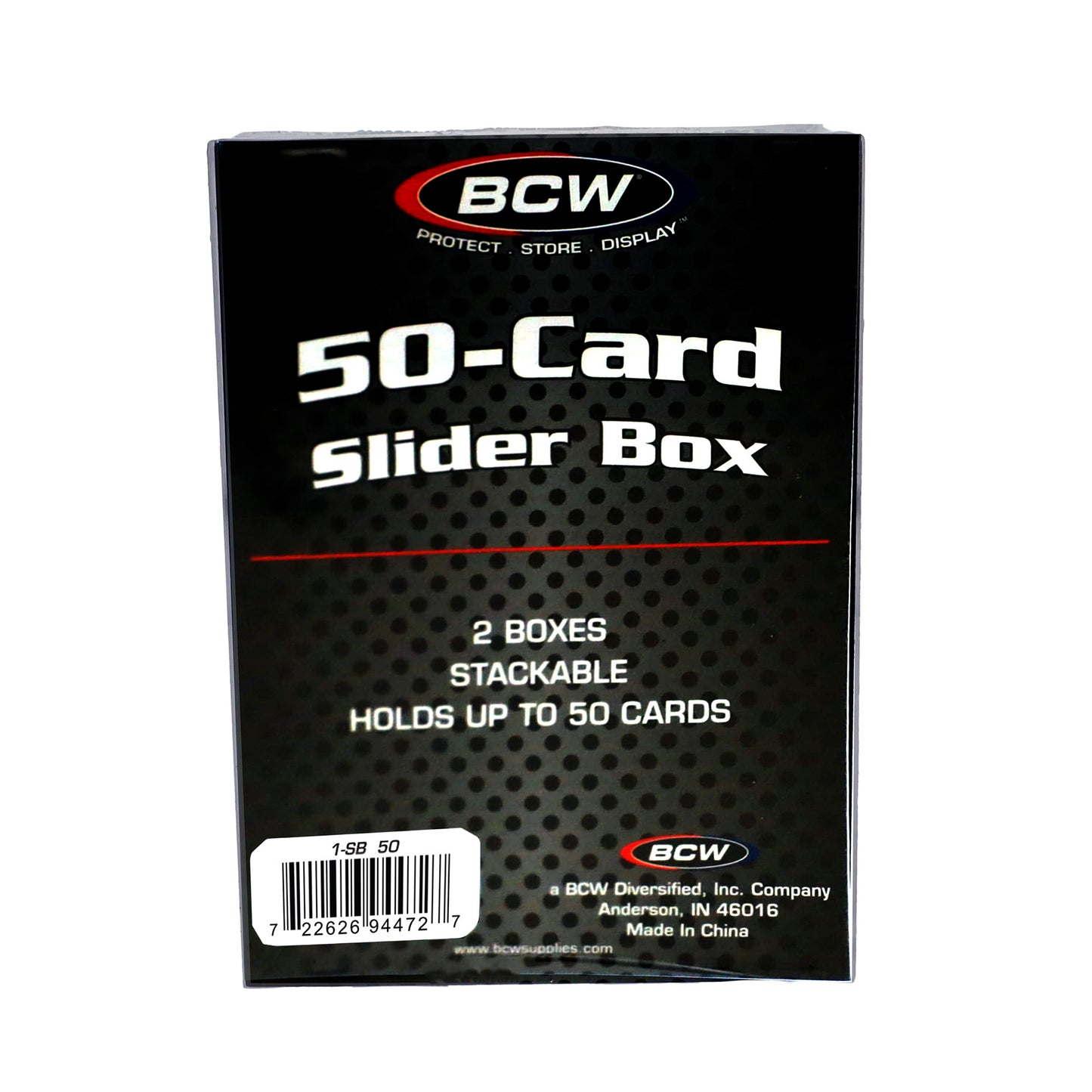 2 PIECE CLEAR SLIDER BOX - 50 COUNT (2-PACK)