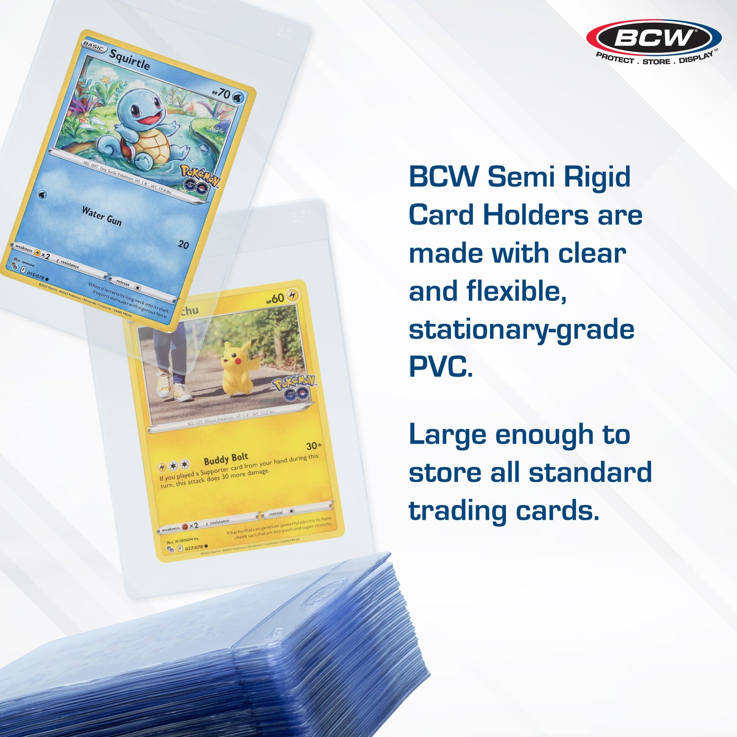 SEMI-RIGID CARD HOLDER #1 (50-Pack)