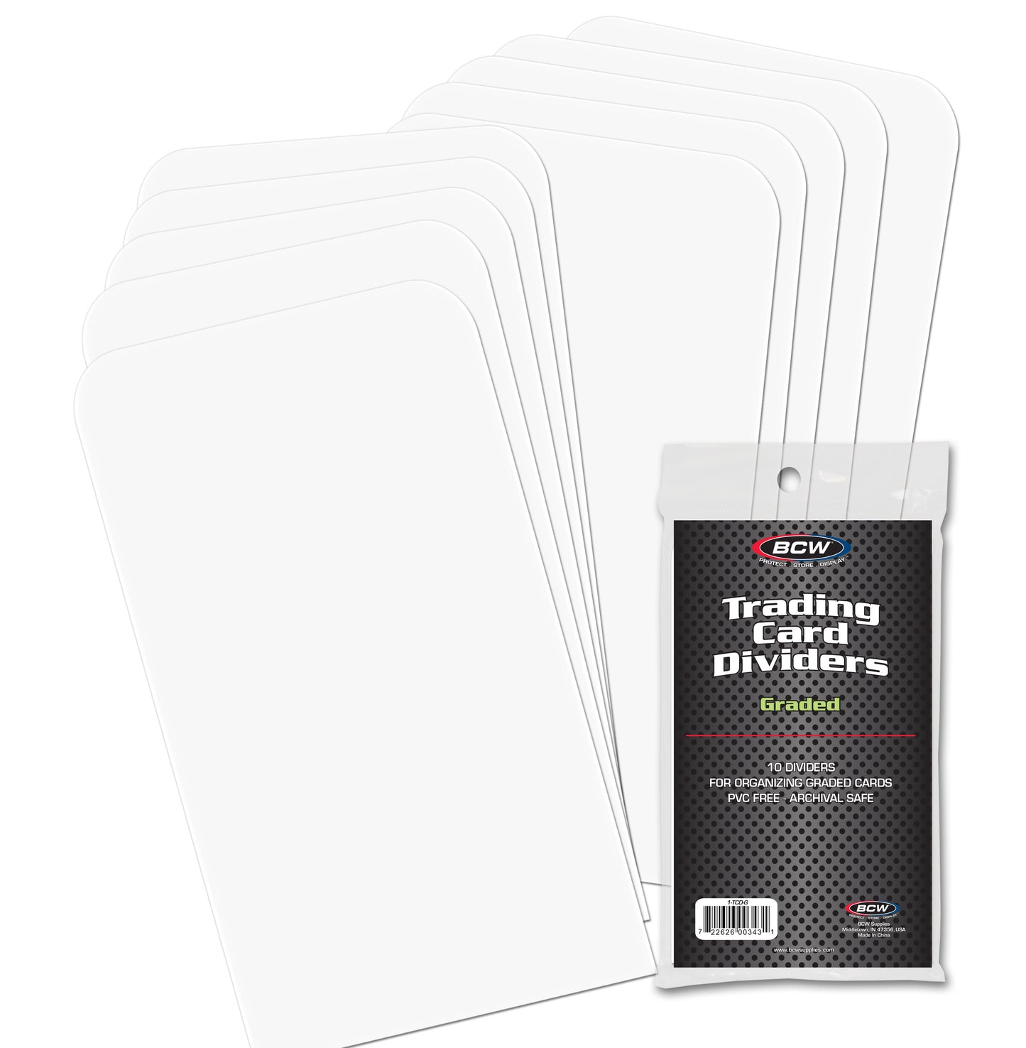 GRADED TRADING CARD DIVIDERS (10-PACK)