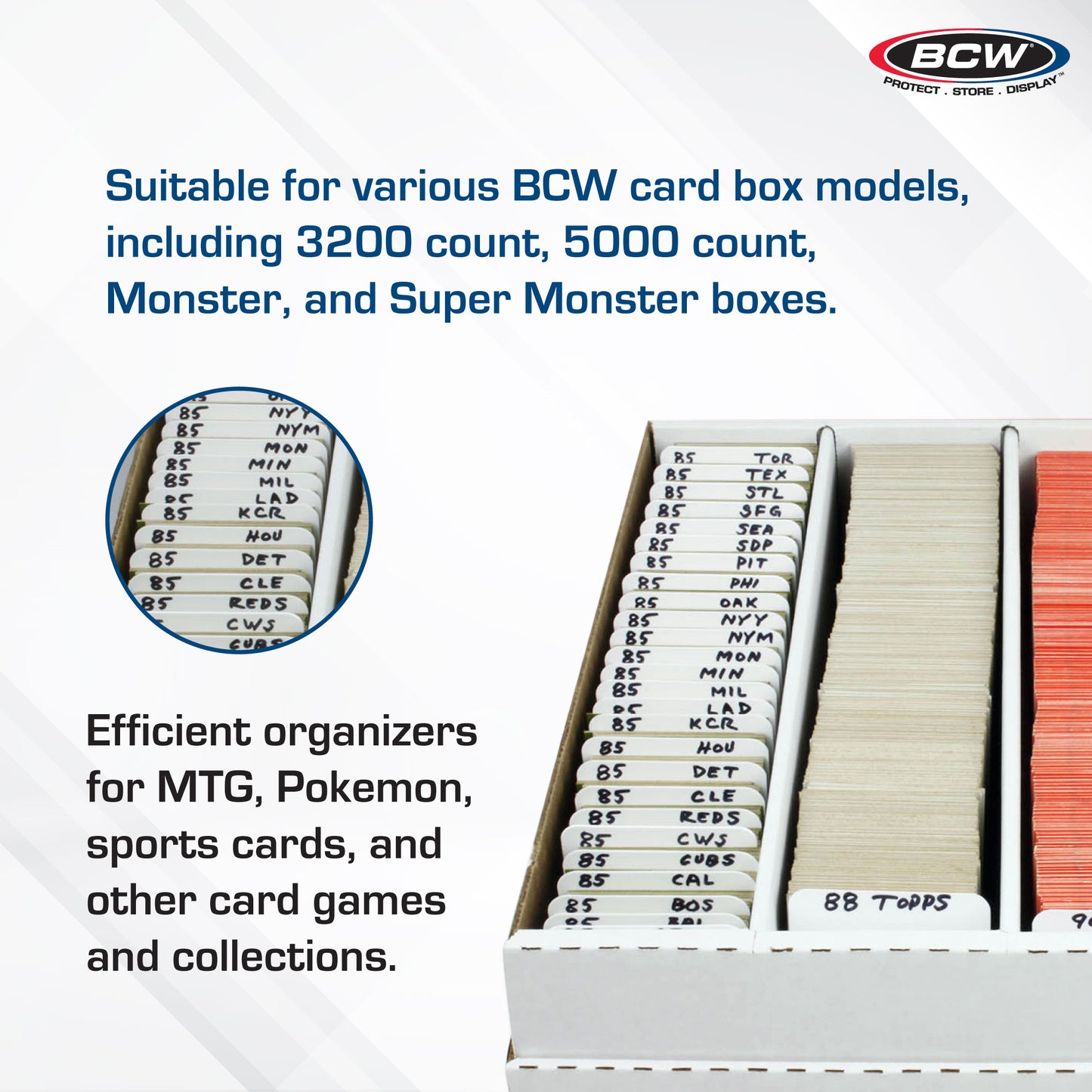 TRADING CARD DIVIDERS (10-PACK)