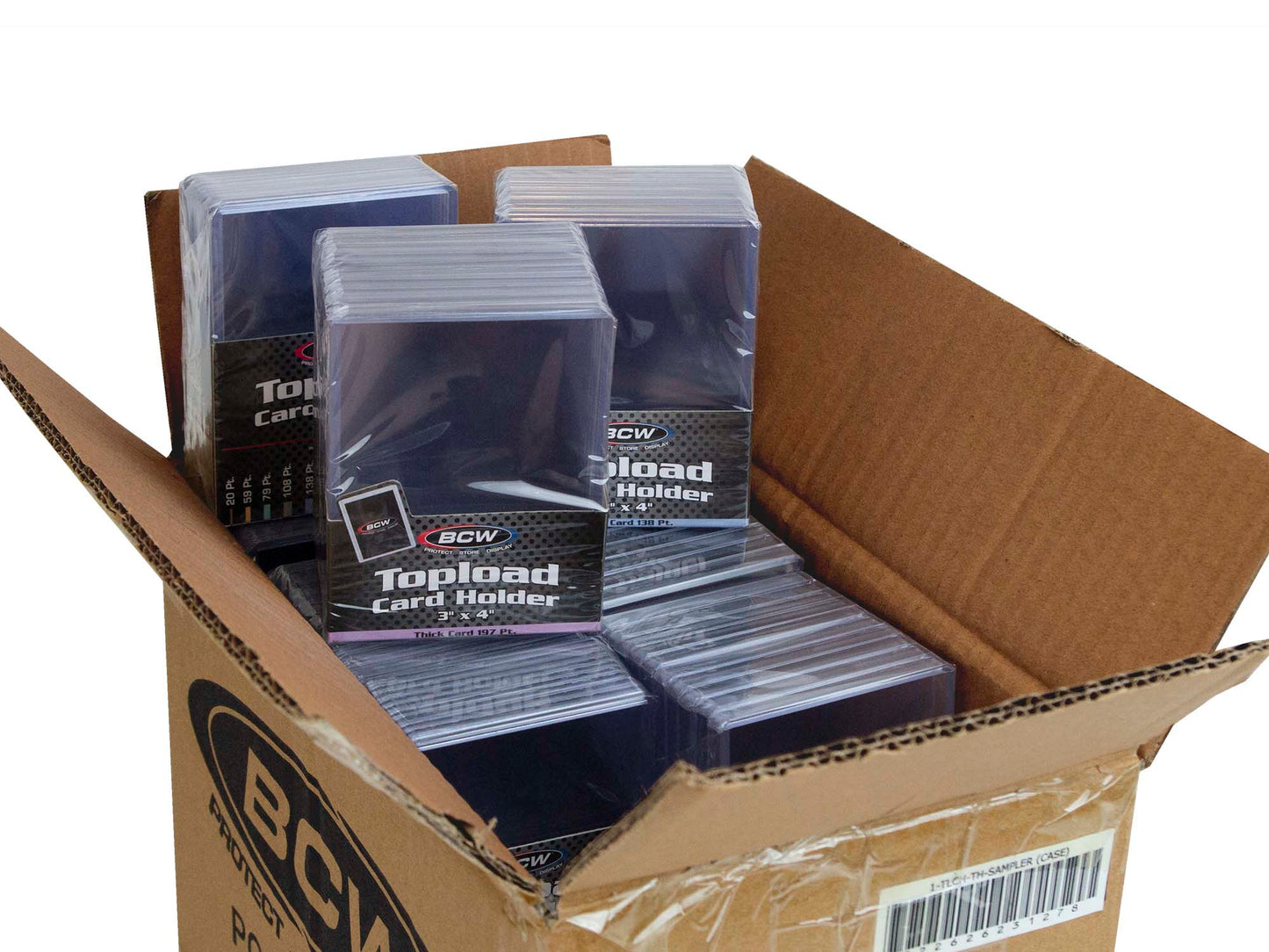MIXED CASE OF THICK TOPLOADERS
