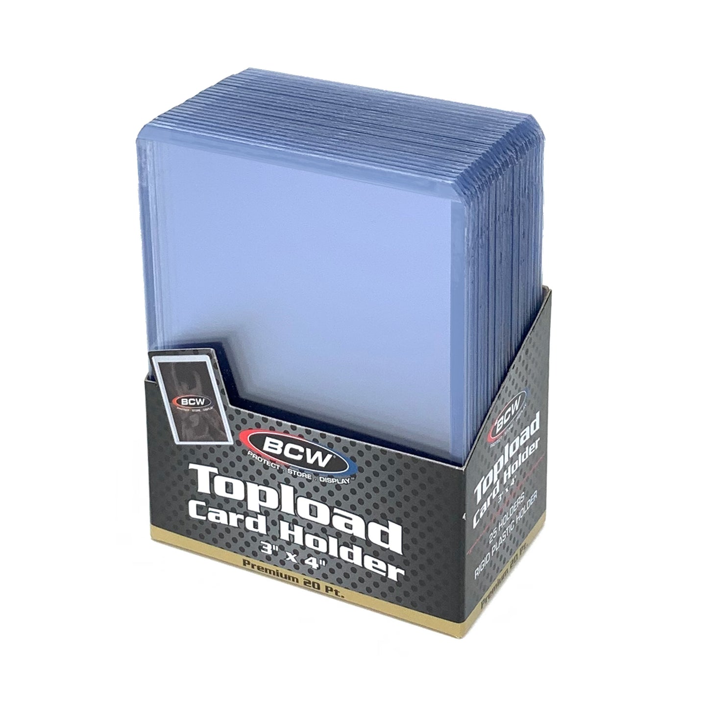 PREMIUM 3x4 TOPLOADER (25-PACK)