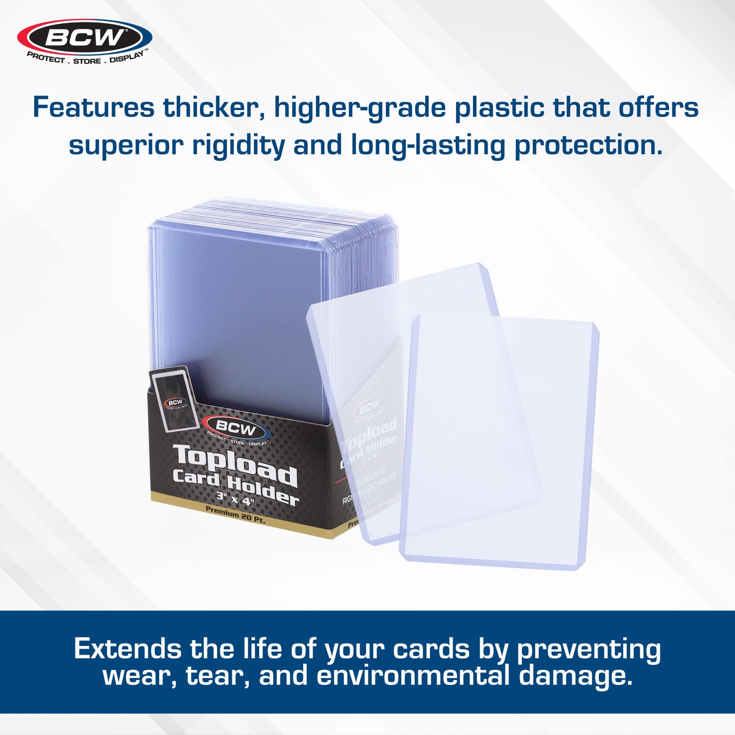 PREMIUM 3x4 TOPLOADER (25-PACK)
