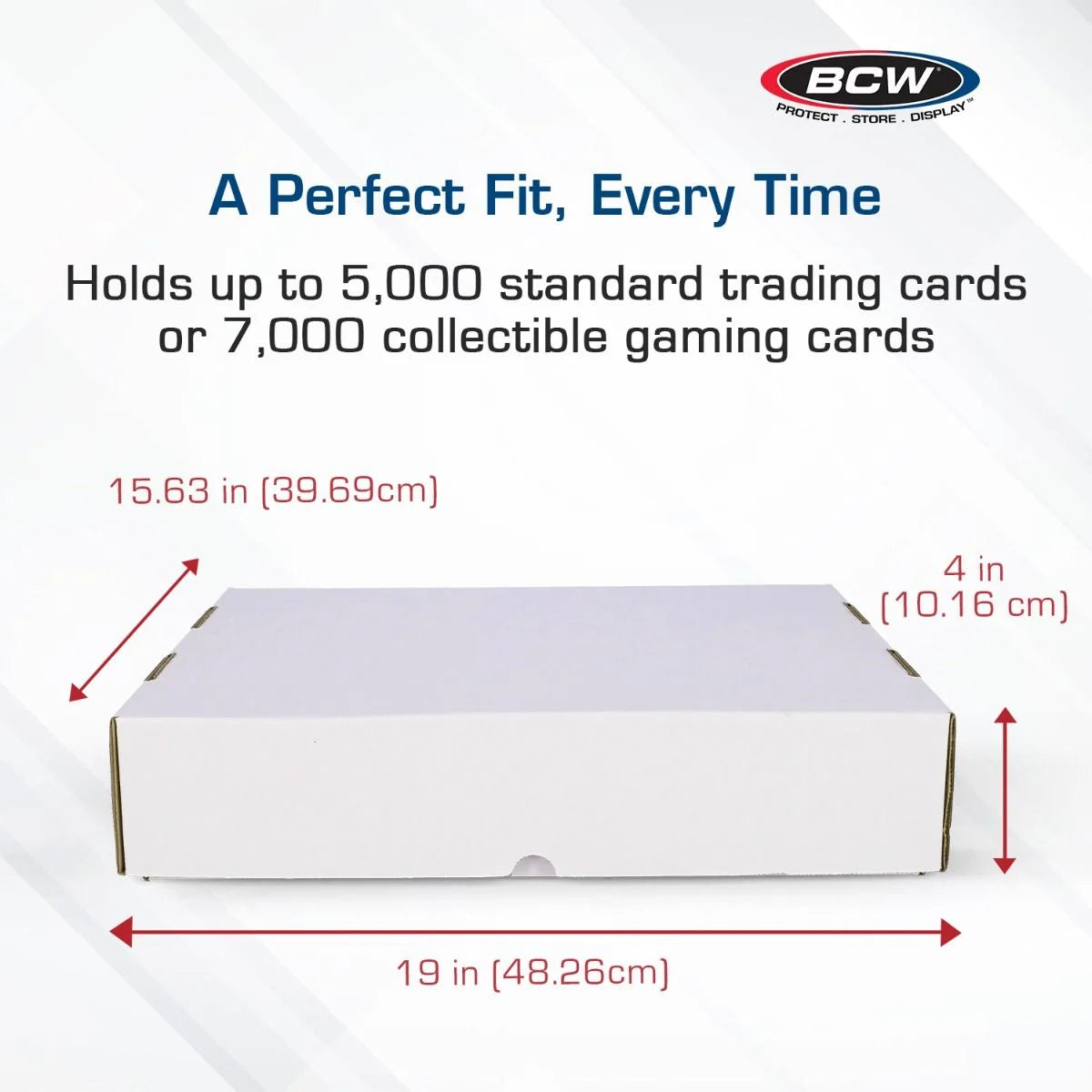 5000 COUNT STORAGE BOX (FULL LID) (25-PACK VALUE BUNDLE - BULK DISCOUNT)
