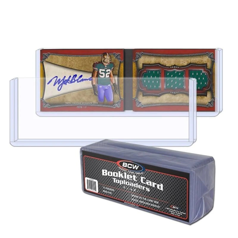 BOOKLET CARD TOPLOADER (10-PACK)
