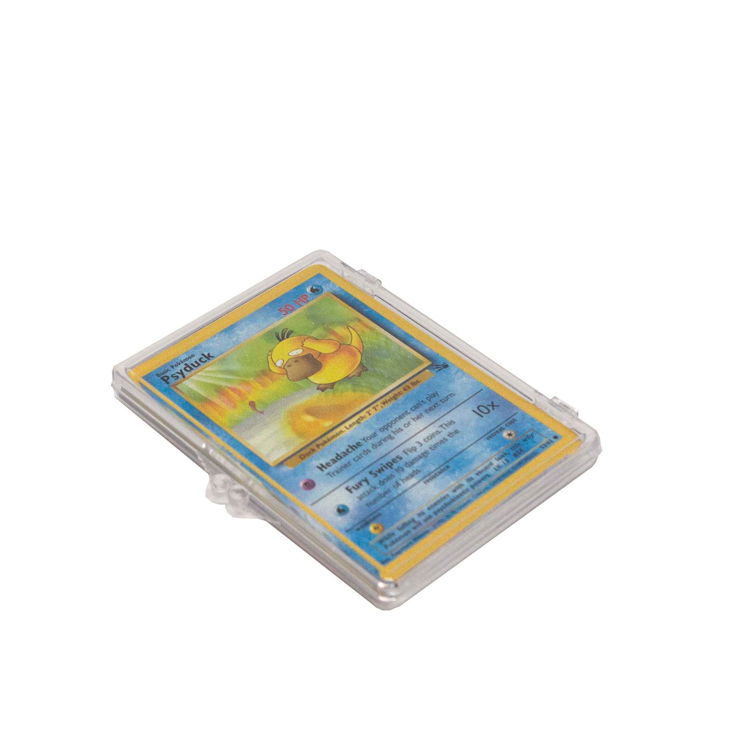 CLEAR HINGED CARD BOX - (15 COUNT)