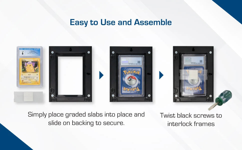 INTERLOCKING GRADED CARD FRAMES (4-PACK)