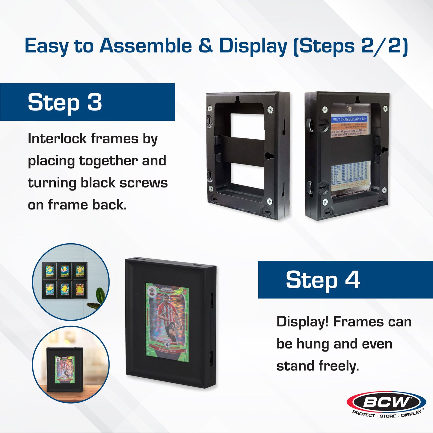 INTERLOCKING CARD FRAMES (6-PACK)