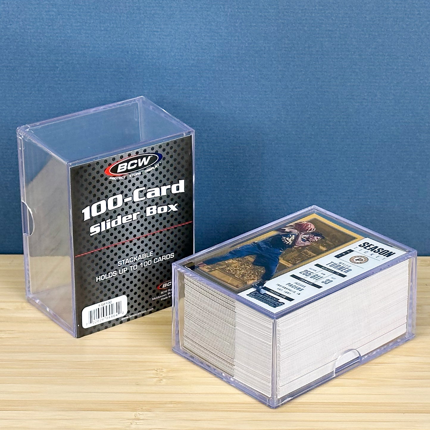 2 PIECE CLEAR SLIDER BOX - (100 COUNT)