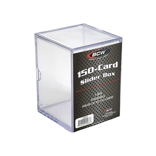 2 PIECE CLEAR SLIDER BOX - (150 COUNT)