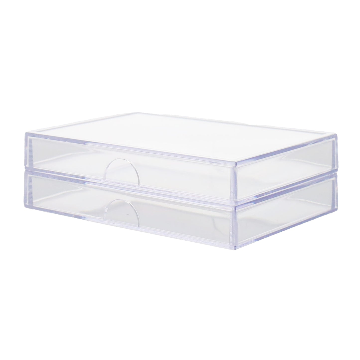 2 PIECE CLEAR SLIDER BOX - 25 COUNT (2-PACK)