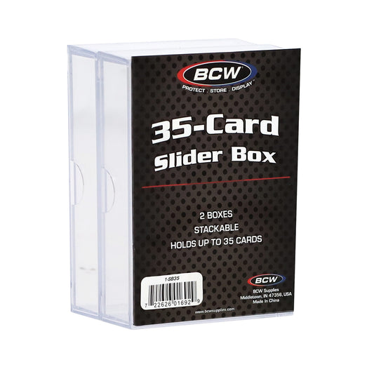 2 PIECE CLEAR SLIDER BOX - 35 COUNT (2-PACK)