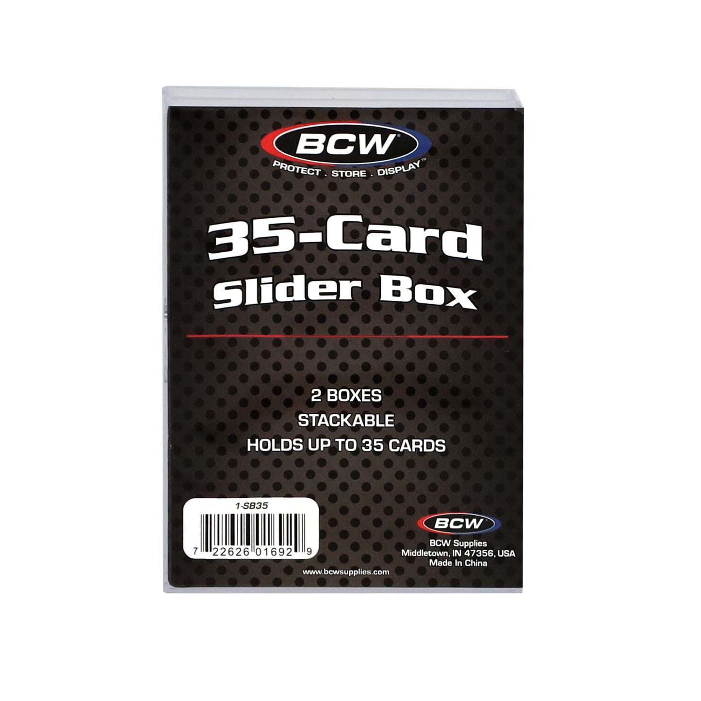 2 PIECE CLEAR SLIDER BOX - 35 COUNT (2-PACK)