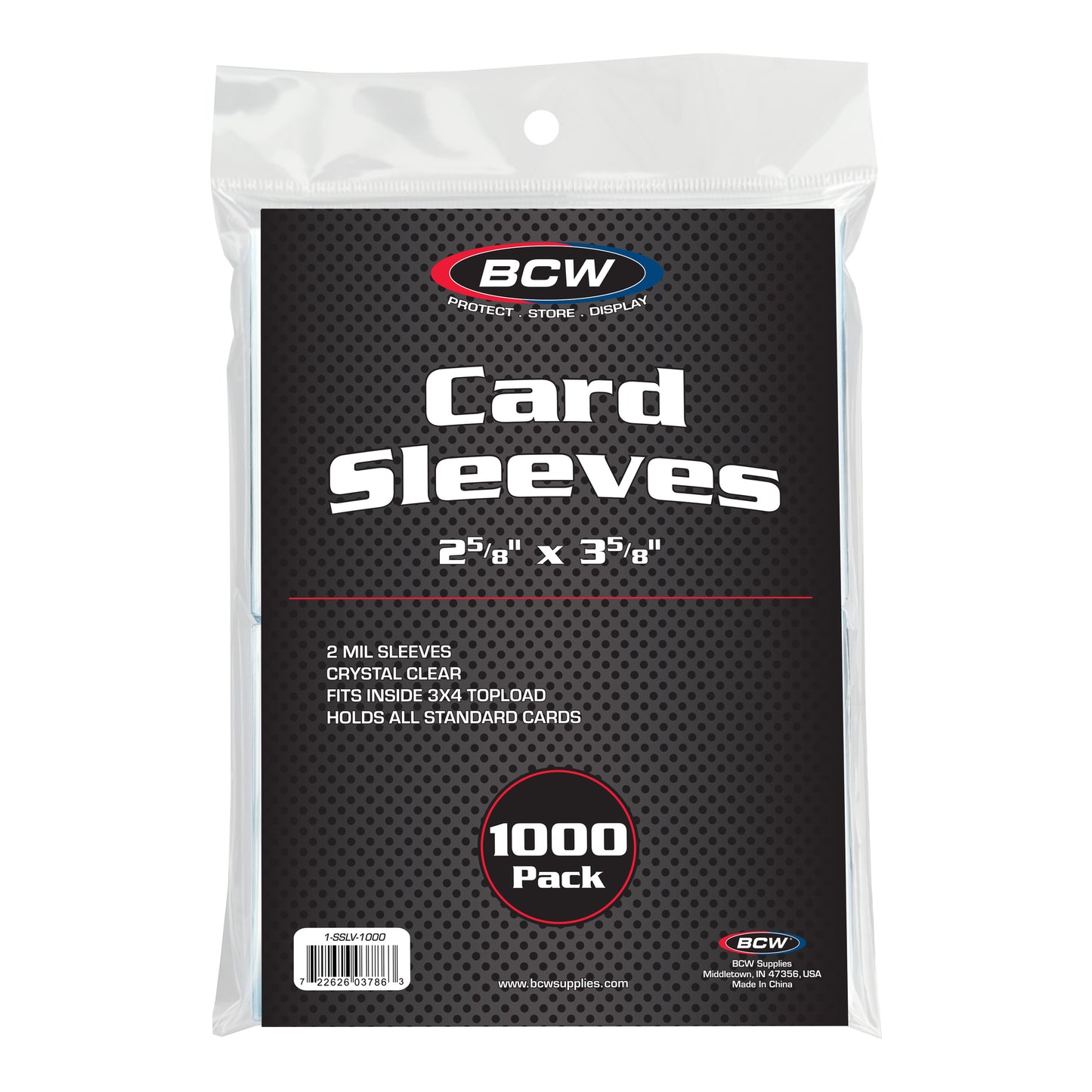 STANDARD CARD SLEEVES (1000 PACK)