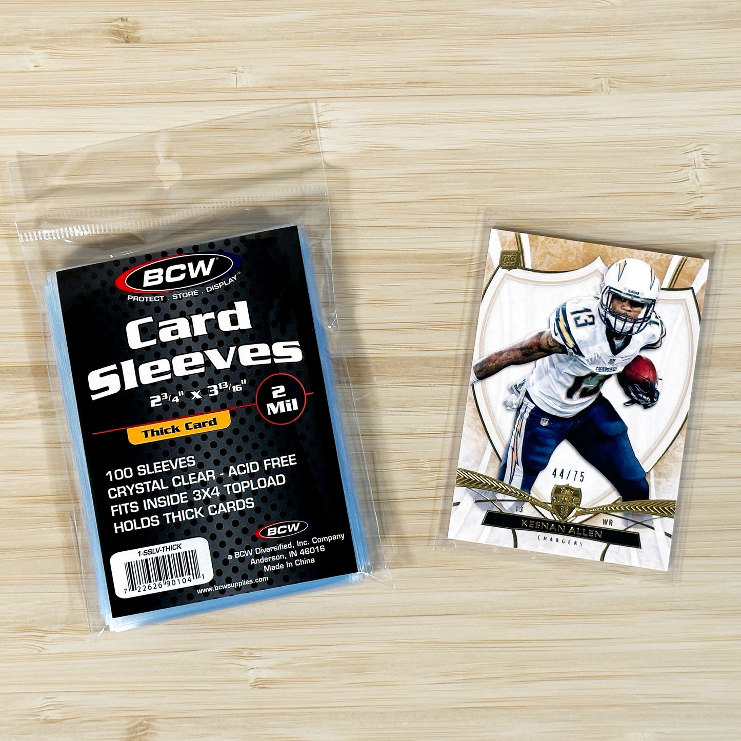 THICK CARD SLEEVES (100-Pack)