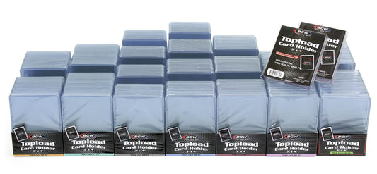 MIXED CASE OF THICK TOPLOADERS