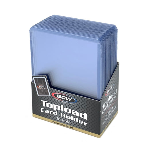 PREMIUM 3x4 TOPLOADER (25-PACK)