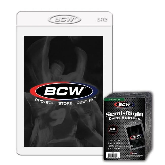 SEMI-RIGID CARD HOLDER #2 (50-PACK)