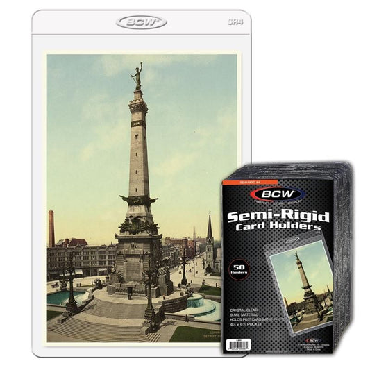 SEMI-RIGID CARD HOLDERS #4 (50-Pack)