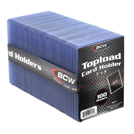 STANDARD 3x4 TOPLOADER (100-PACK)