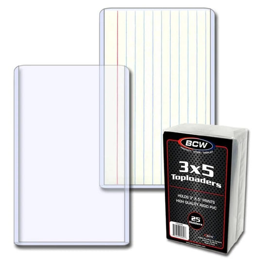 3x5 TOPLOADER (25-PACK)