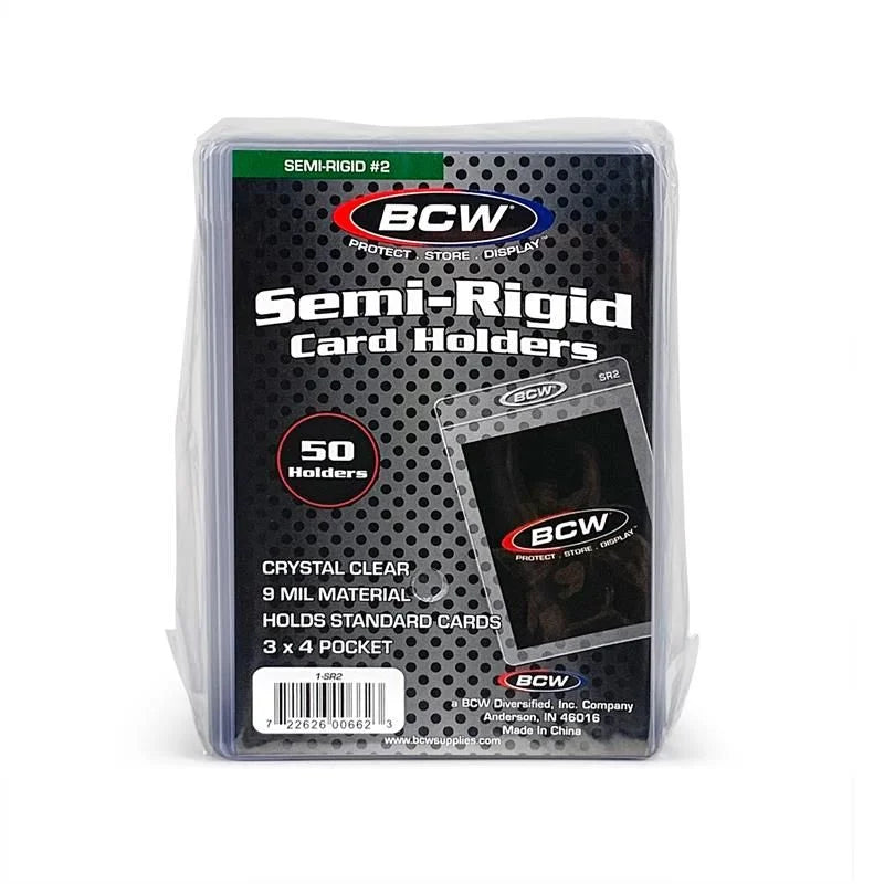 SEMI-RIGID CARD HOLDER #2 (50-PACK)